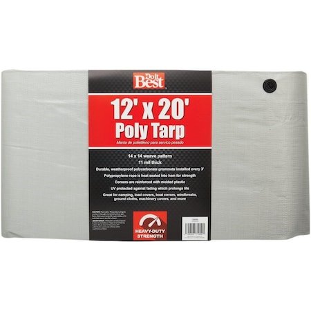All-Source Heavy Duty Tarp, Silver 768596